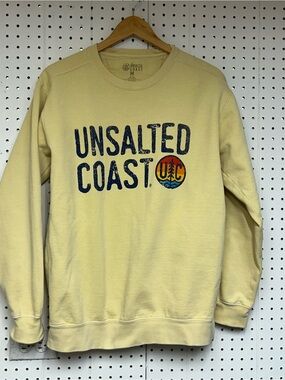 Unsalted Coast Crewneck Sweatshirt in Butter Yellow